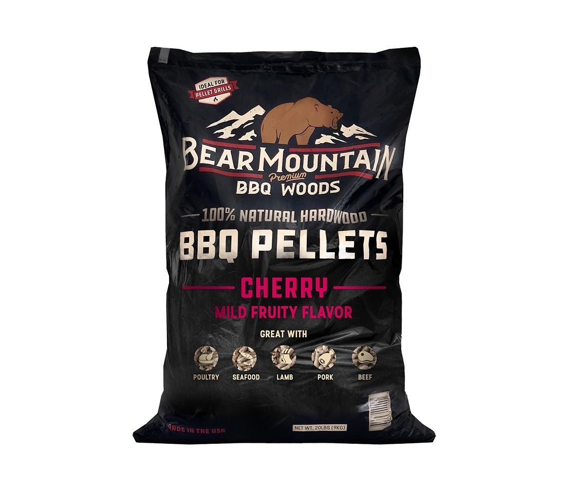 Bear Mountain FK13 BBQ Pellet, Hardwood, Cherry, 20 lbs