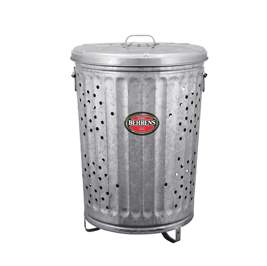 Behrens RB20 Composter/Rubbish Burner, Galvanized Steel, 20 Gallon