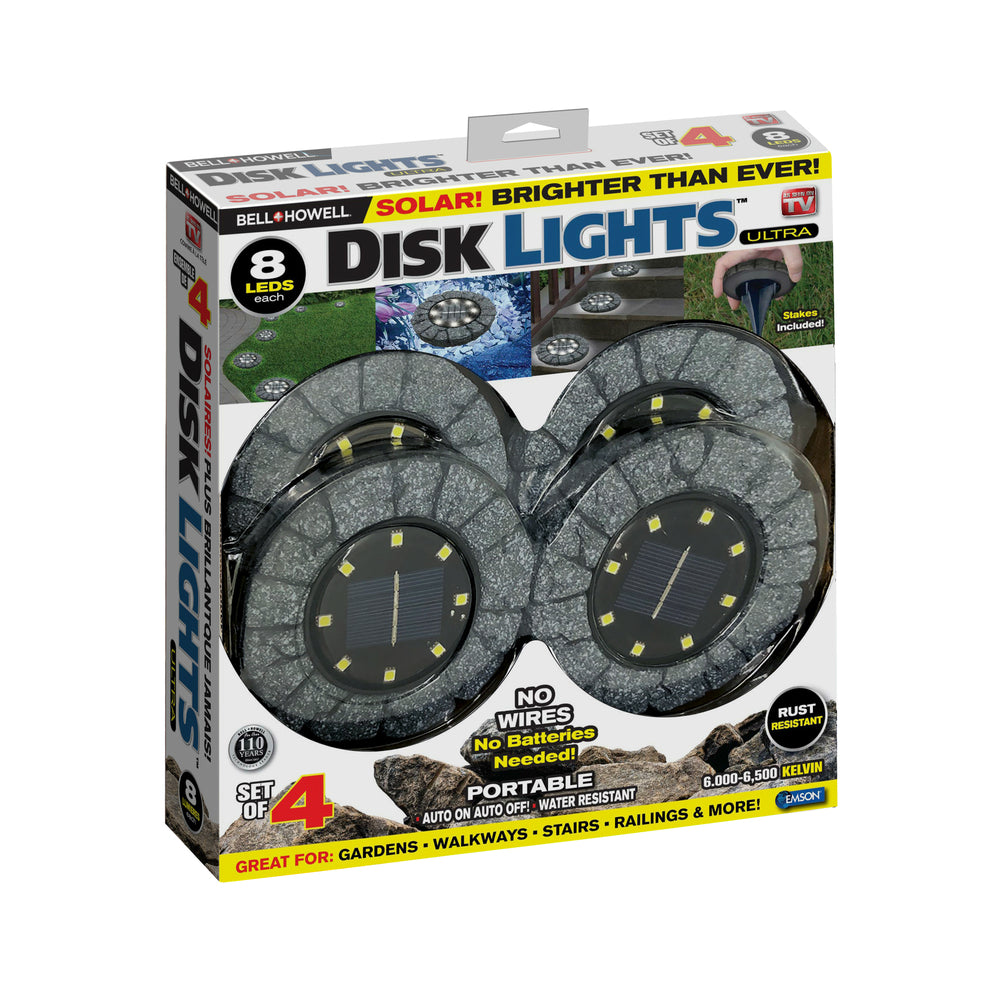 Bell+Howell 2554 Solar Powered  LED Walkway Light, Dark Pewter, 0.89 Watts