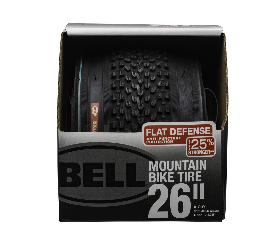 Bell Sports 7107515 Flat Defense Rubber Bicycle Tire, 26 in