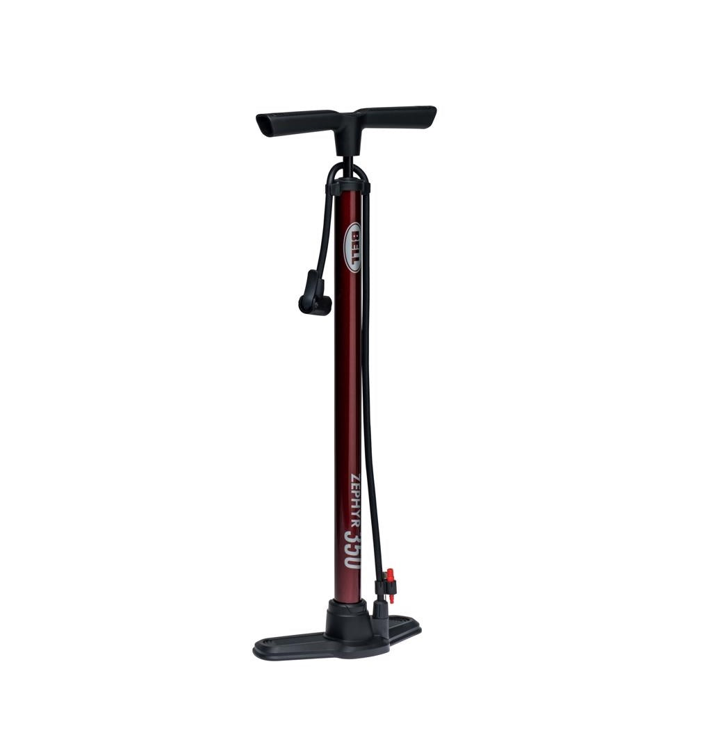 Bell Sports 7152766 Zephyr 350 Bicycle Floor Pump, Steel