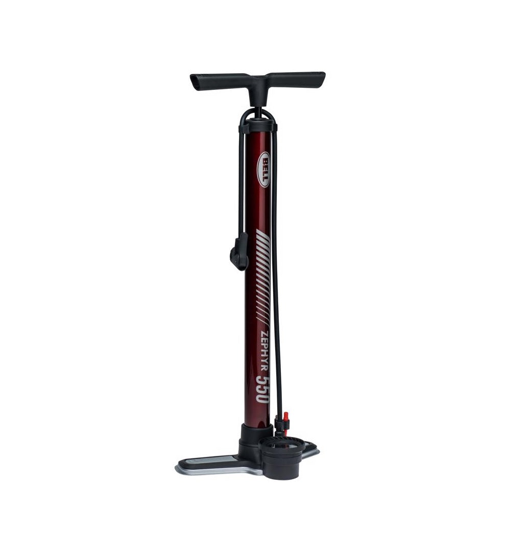 Bell Sports 7152767 Zephyr 550 Bicycle Floor Pump, Steel