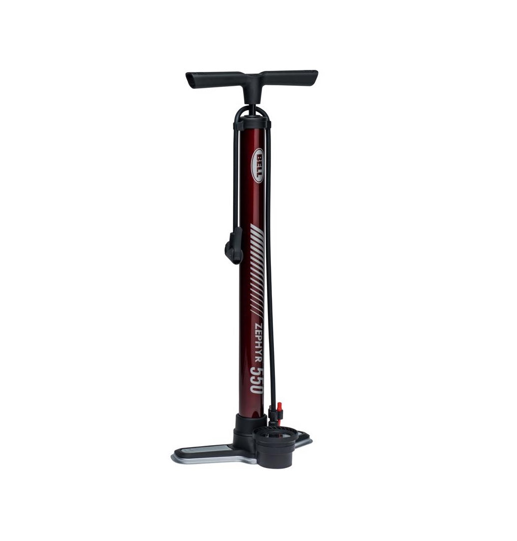 Bell Sports 7152767 Zephyr 550 Bicycle Floor Pump, Steel