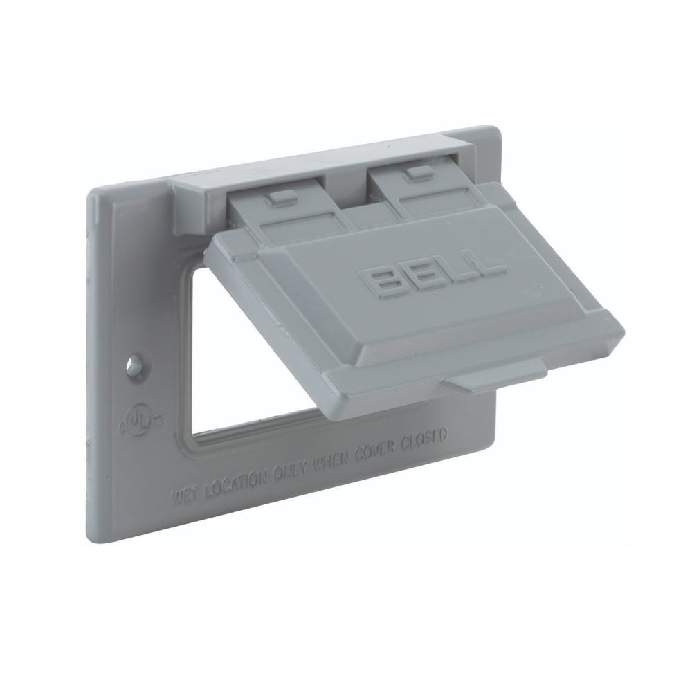 Bell 5101-0 Weatherproof Wall Plate Cover, Gray