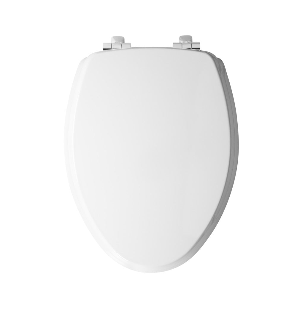 Bemis 126CHSL-000 Slow Close Elongated Toilet Seat, Molded Wood, White