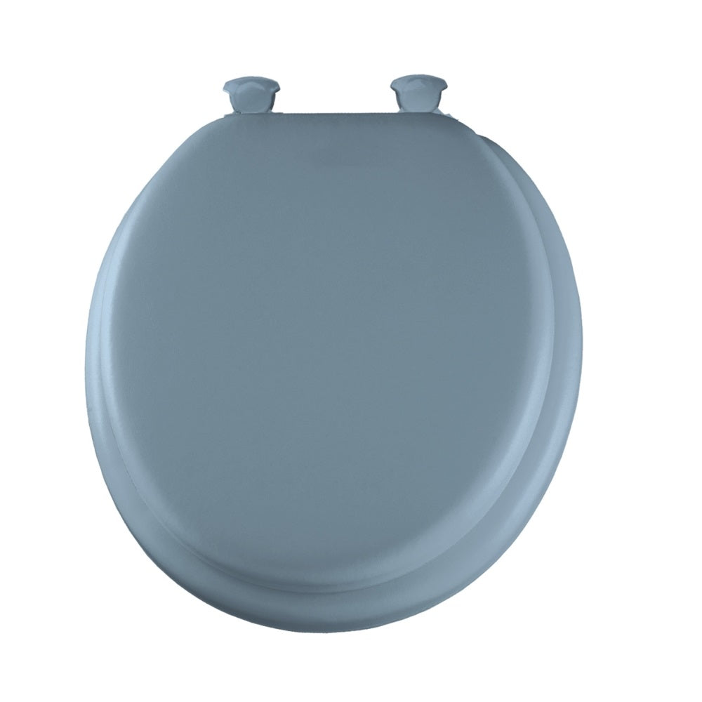 Mayfair 15EC 034 Bemis Eden Round  Soft Toilet Seat, Sky Blue