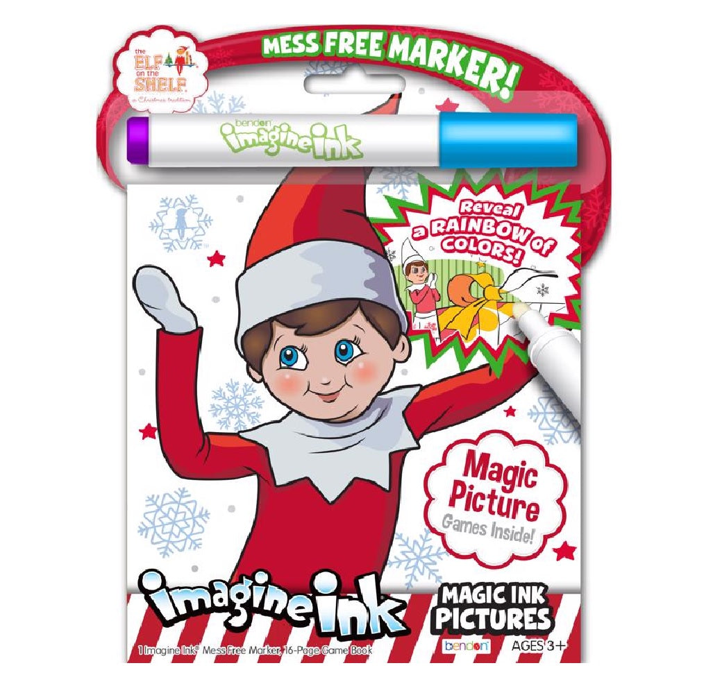 Bendon 46093 Imagine Ink Elf on the Shelf Magic Ink Pictures