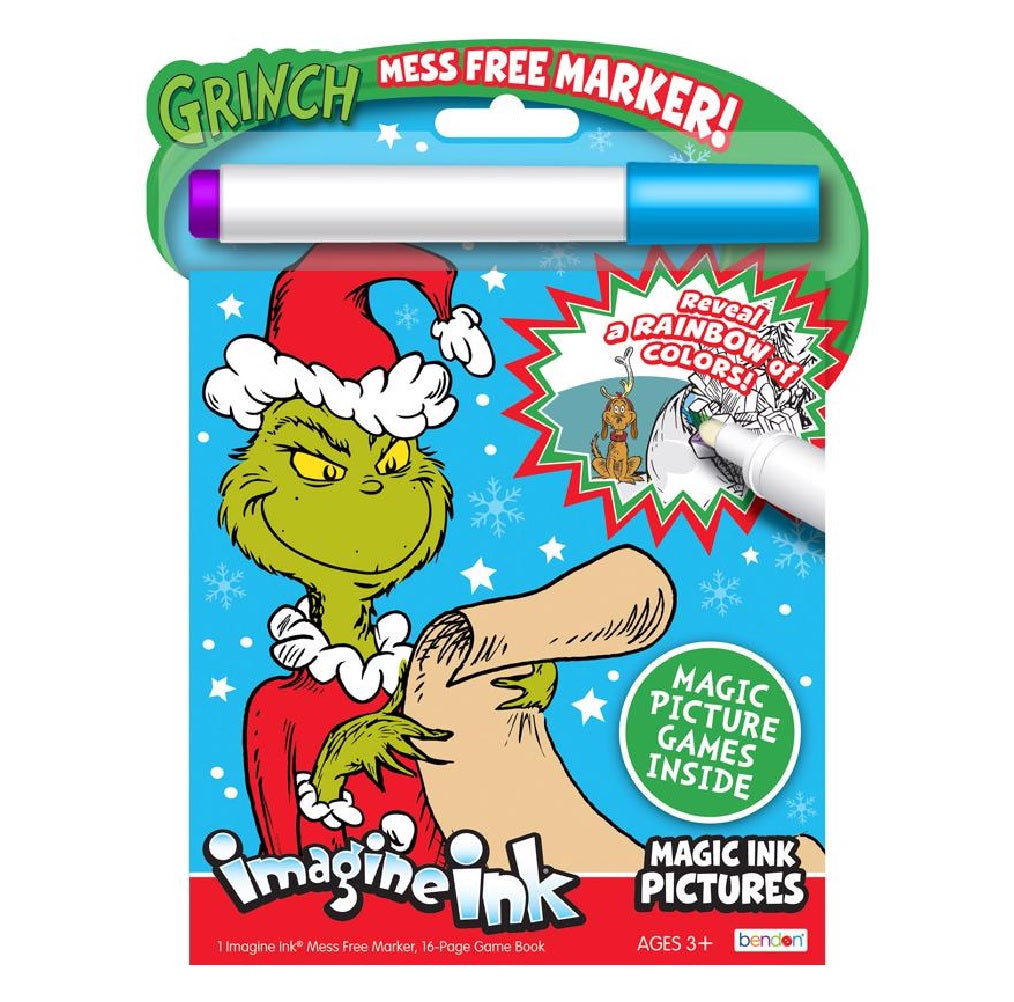Bendon 53198 Imagine Ink Grinch Magic Ink Pictures, English