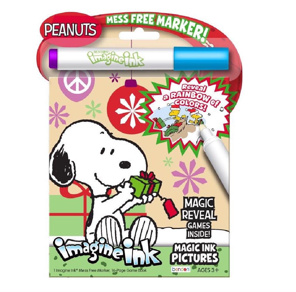 Bendon 46089 Imagine Ink Peanuts Magic Ink Pictures