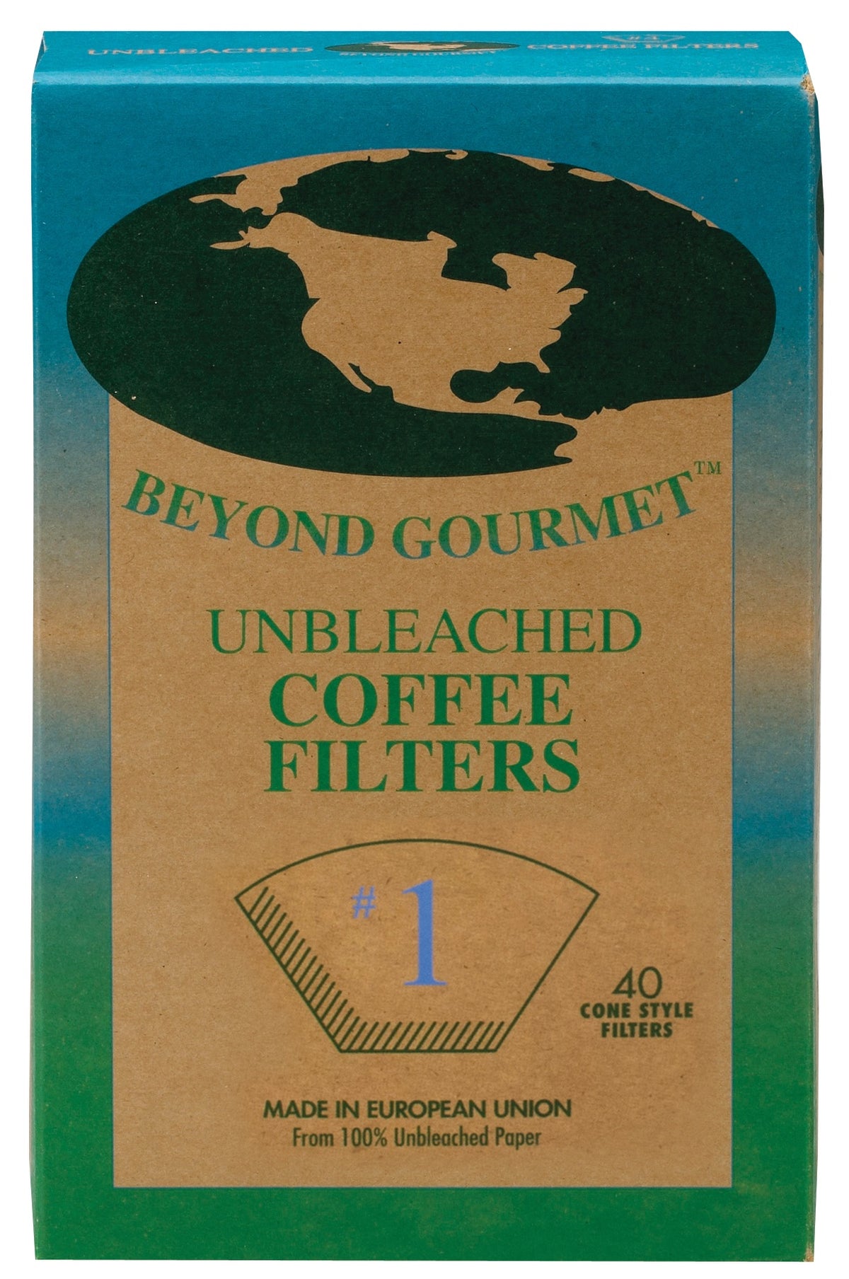 Beyond Gourmet 0401 Disposable Cone Unbleached Coffee Filter