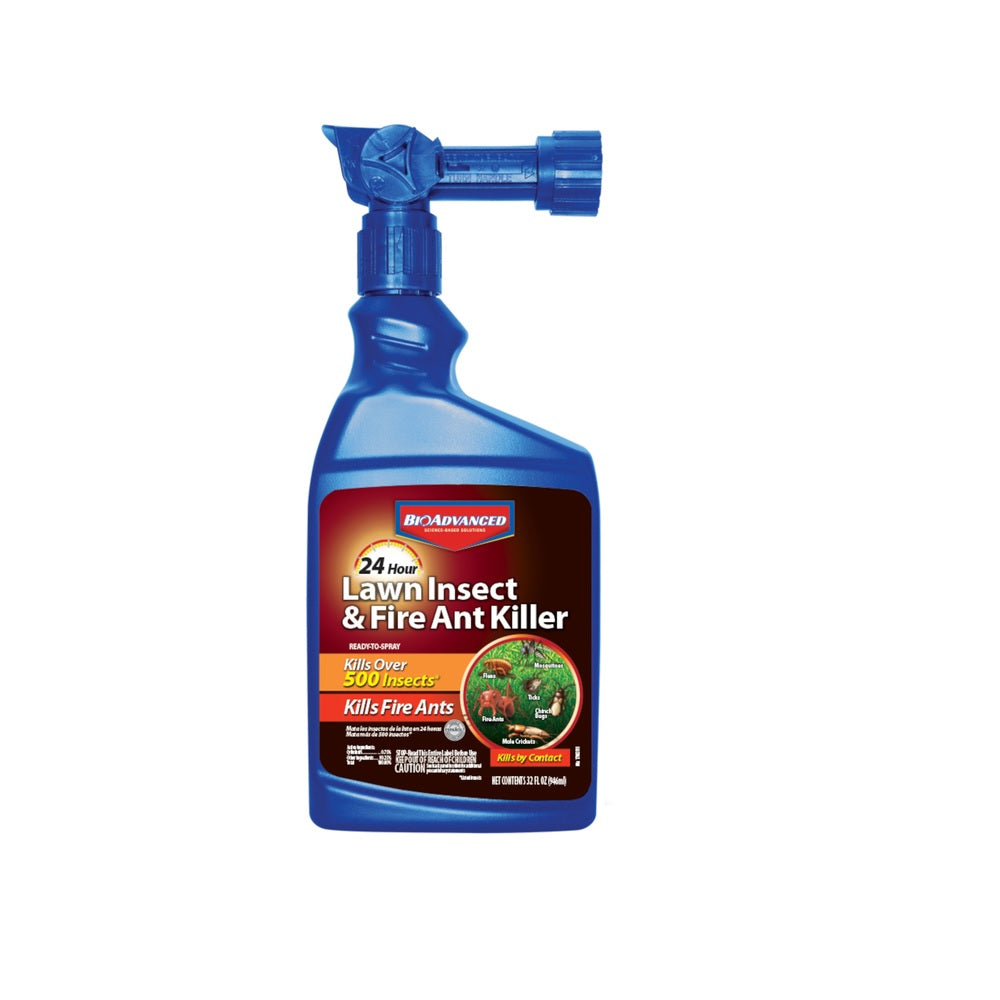BioAdvanced 700790A Lawn Insect and Fire Ant Killer, 32 Oz