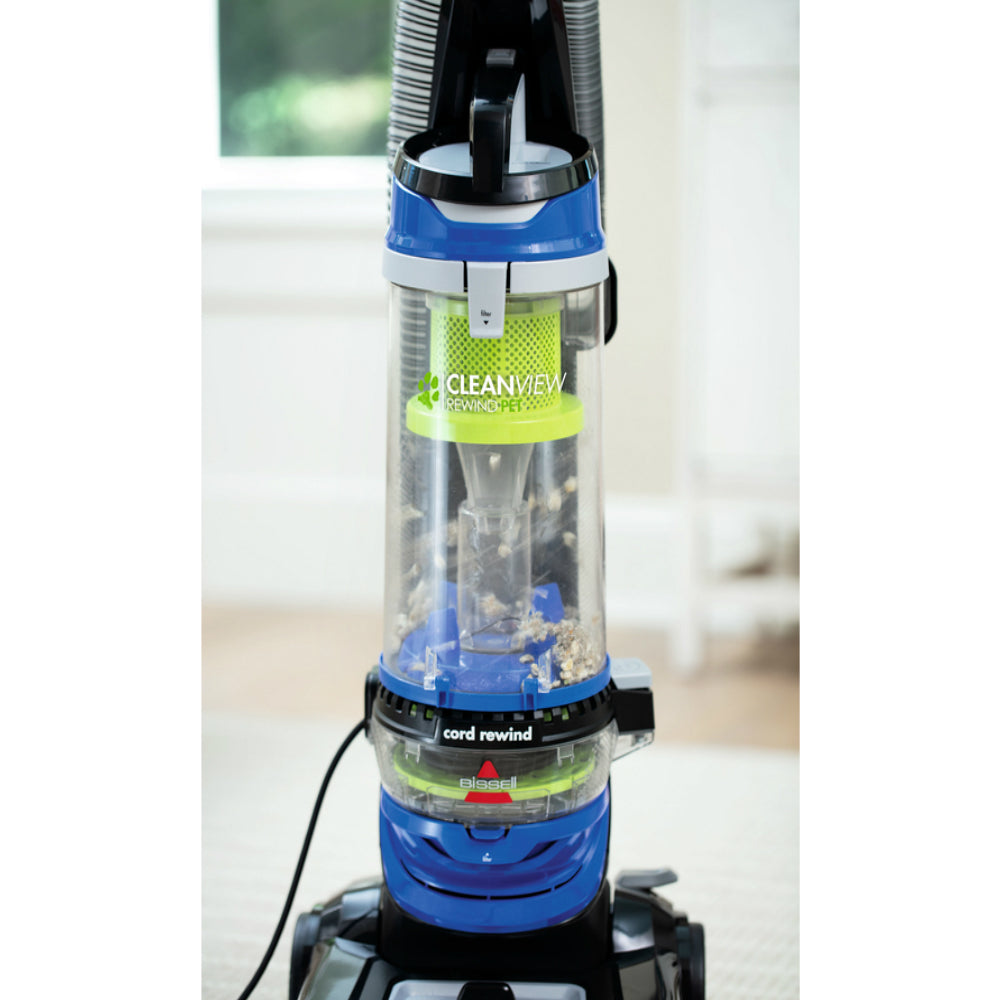 Bissell 2490 CleanView Rewind Pet Vacuum Cleaner, 8 amps
