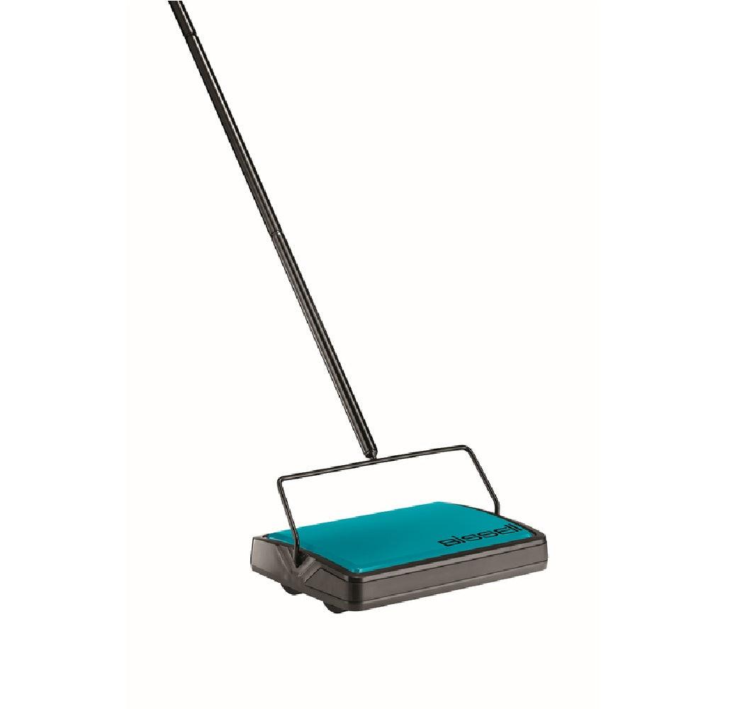 Bissell 2484 EasySweep Cordless Bagless Mechanical Sweeper, Teal