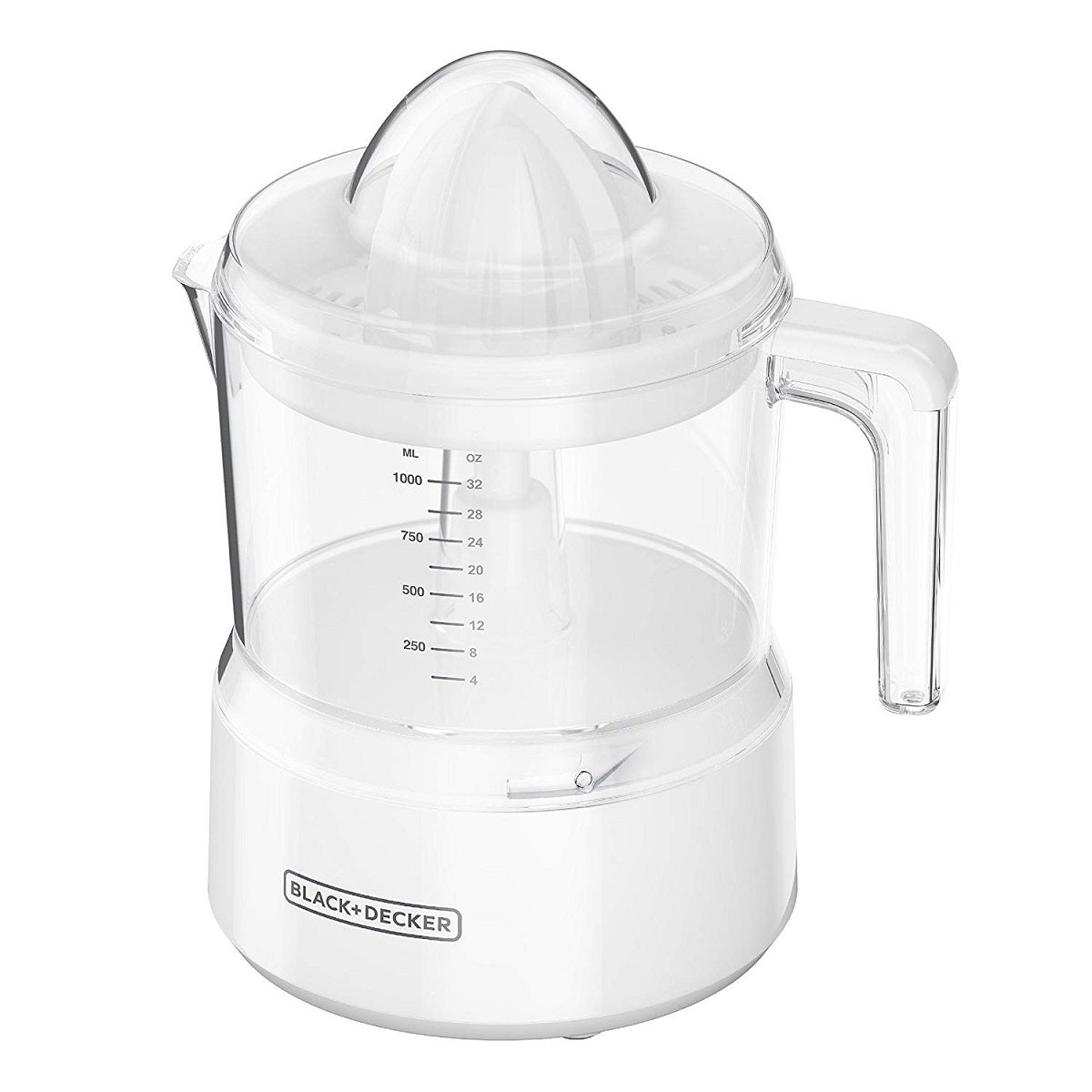 Black & Decker CJ650W Citrus Juicer, White, 32 Oz.