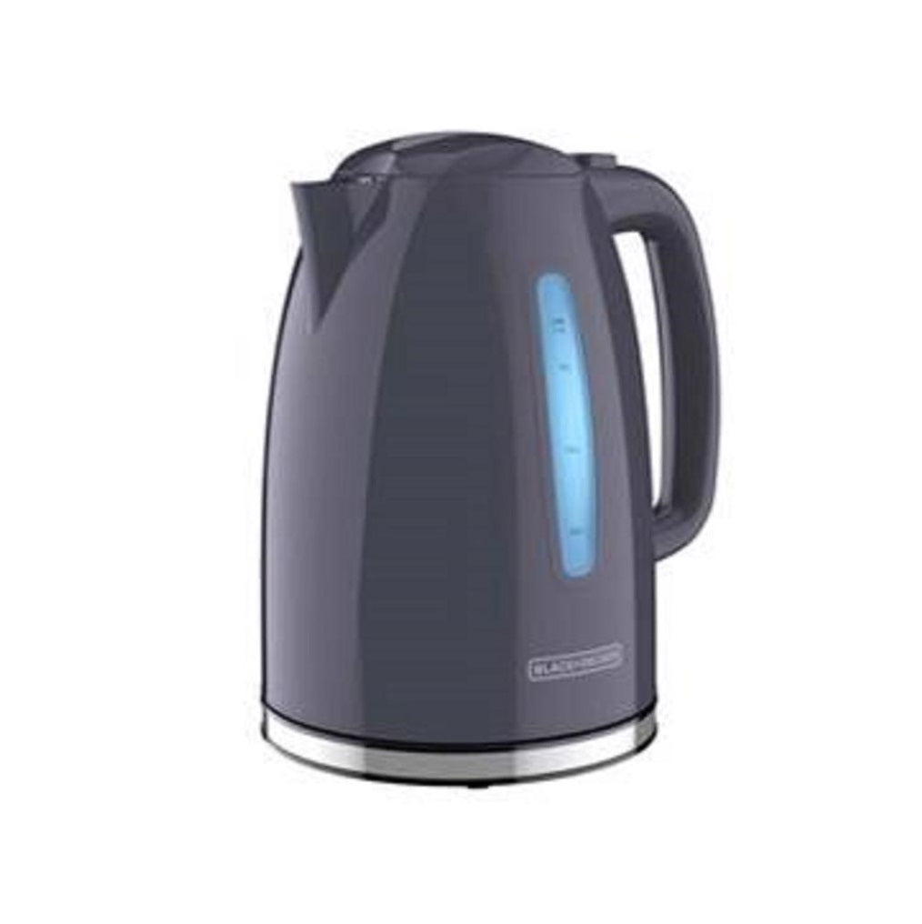 Black+Decker KE1555GY Electric Kettle, 1.7 inch L, Grey