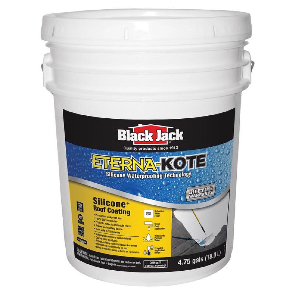 Black Jack 5576-1-30 Eterna-Kote Gloss Roof Coating, Bright White