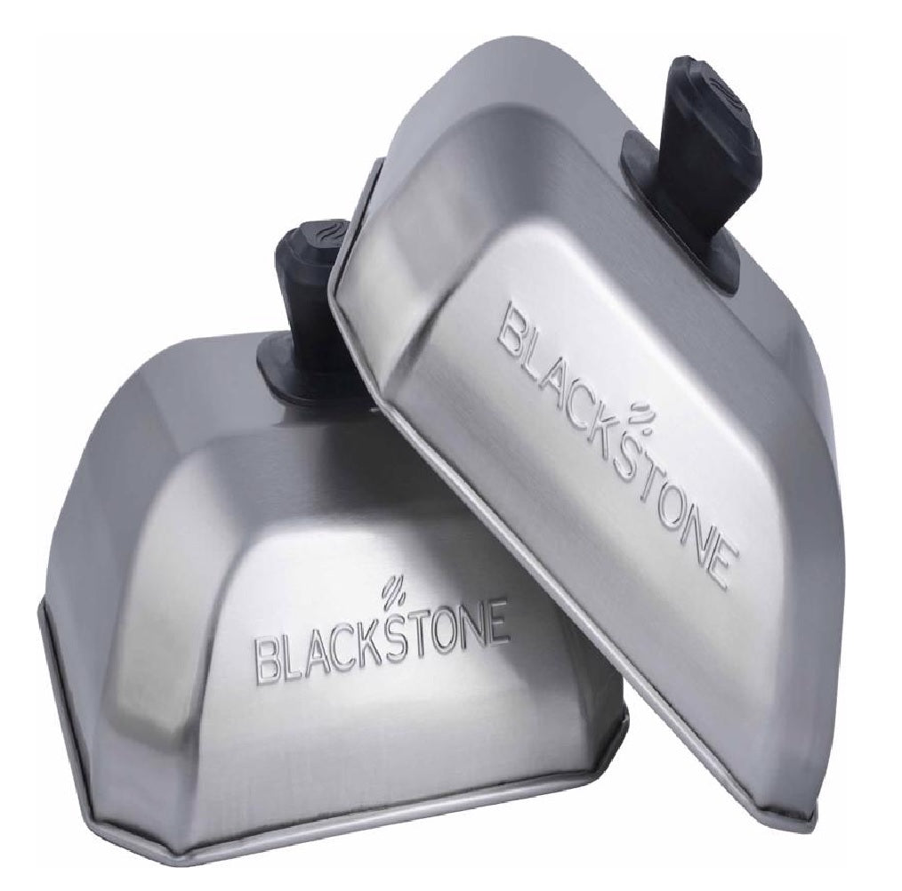 Blackstone 5207 Griddle Basting Cover, Stainless Steel, 2 Pk