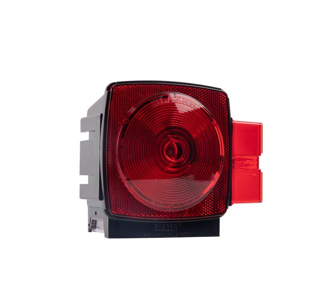 Blazer B94 Square Stop/Tail/Turn Combination Tail Light, ABS Plastic