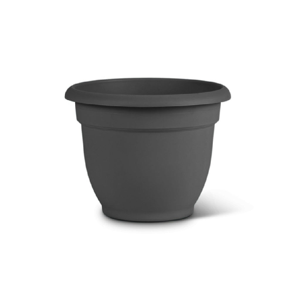 Bloem AP06908 Ariana Planter, Polyresin, Charcoal, 6"