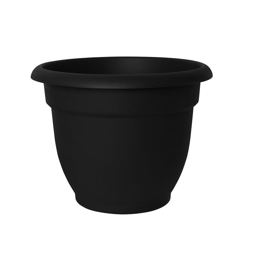 Bloem 20-56908 Ariana Planter, Plastic, Black