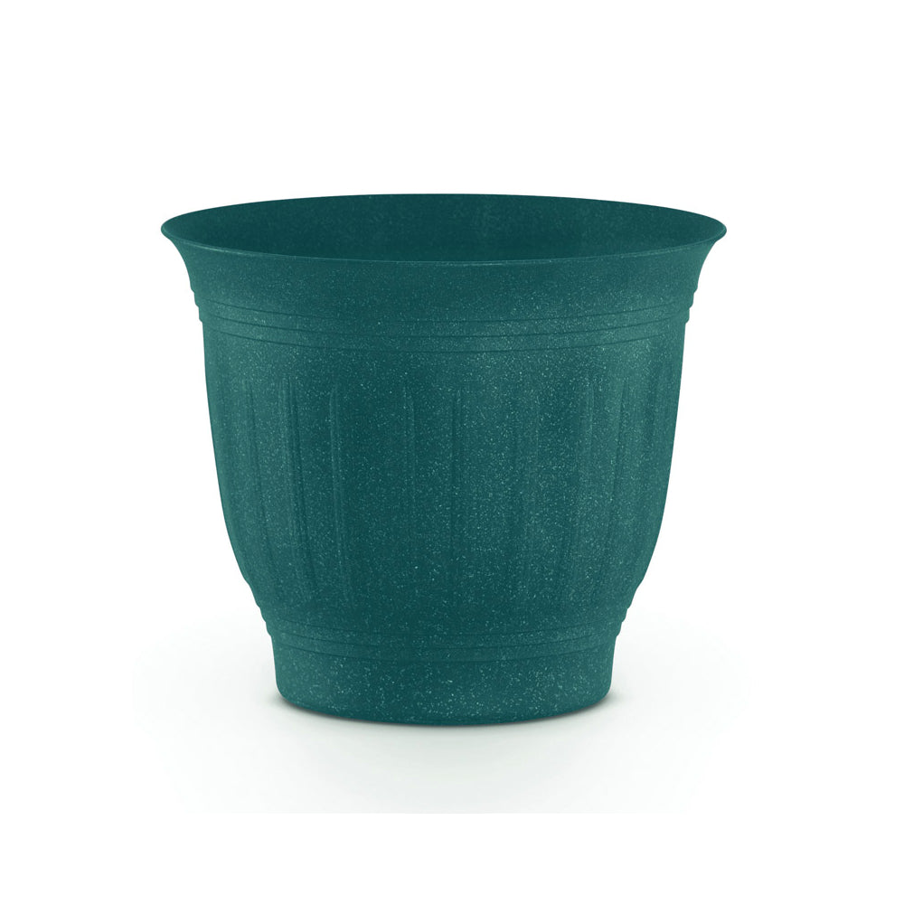 Bloem CLN16-54 Colonnade Polyresin Planter, Green, 12" x 16"