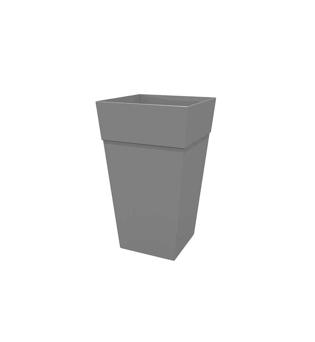 Bloem FPS25909 Finley Plastic Planter, Cement, 25 inches