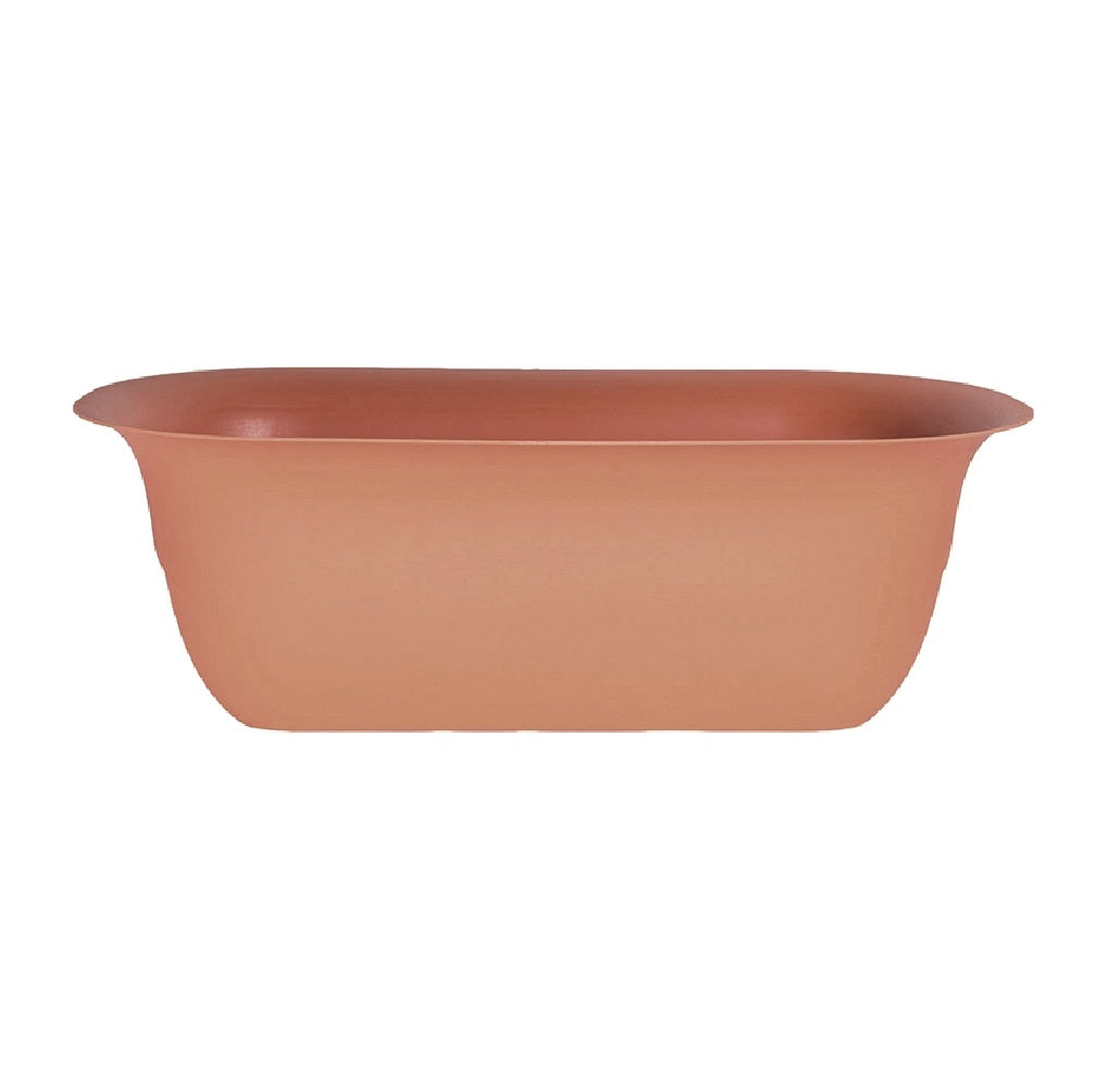 Bloem MR2446 Modica Deck Railing Planter, Terra Cotta, 24"