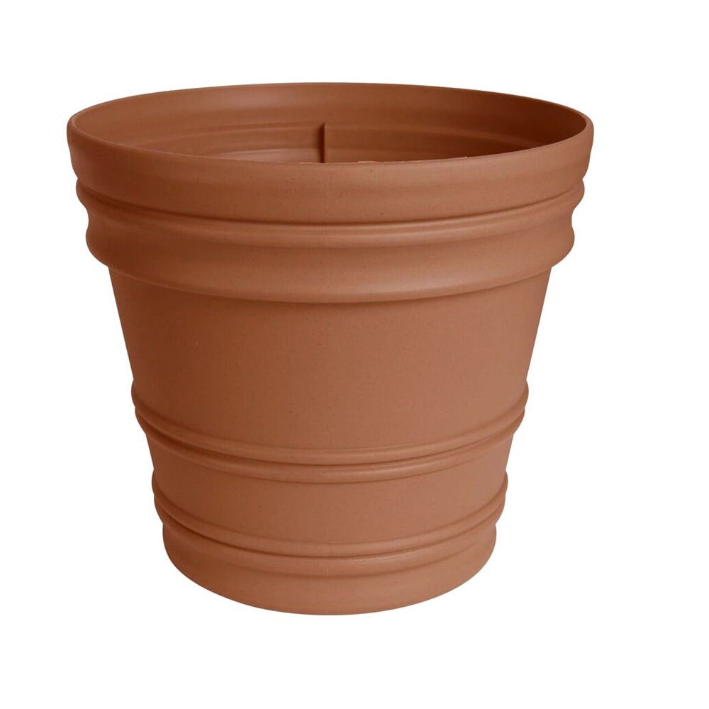 Bloem RR2246 Rolled Rim Planter, Resin, Terracotta