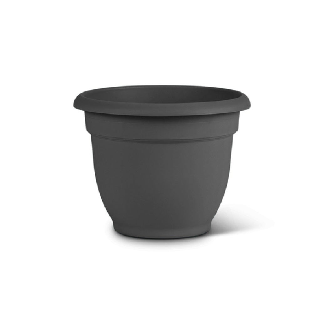 Bloem SP10908 Ariana Planter, Polyresin, Charcoal, 10"