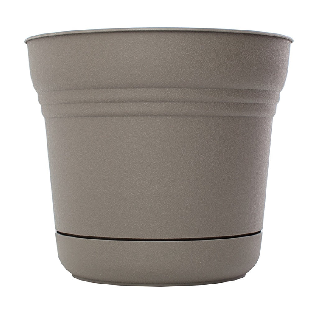 Bloem SP12908 Saturn Planter, Polyresin, Charcoal, 12"