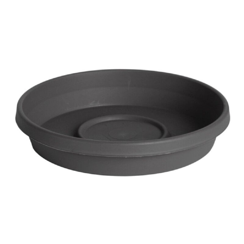 Bloem STT08908 Terra Tray, Resin, Charcoal, 8 inch