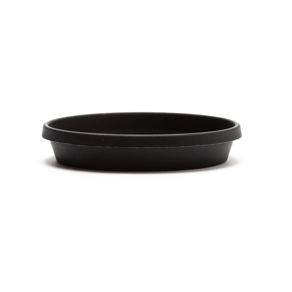 Bloem STT0600 Plant Saucer, Terra Black