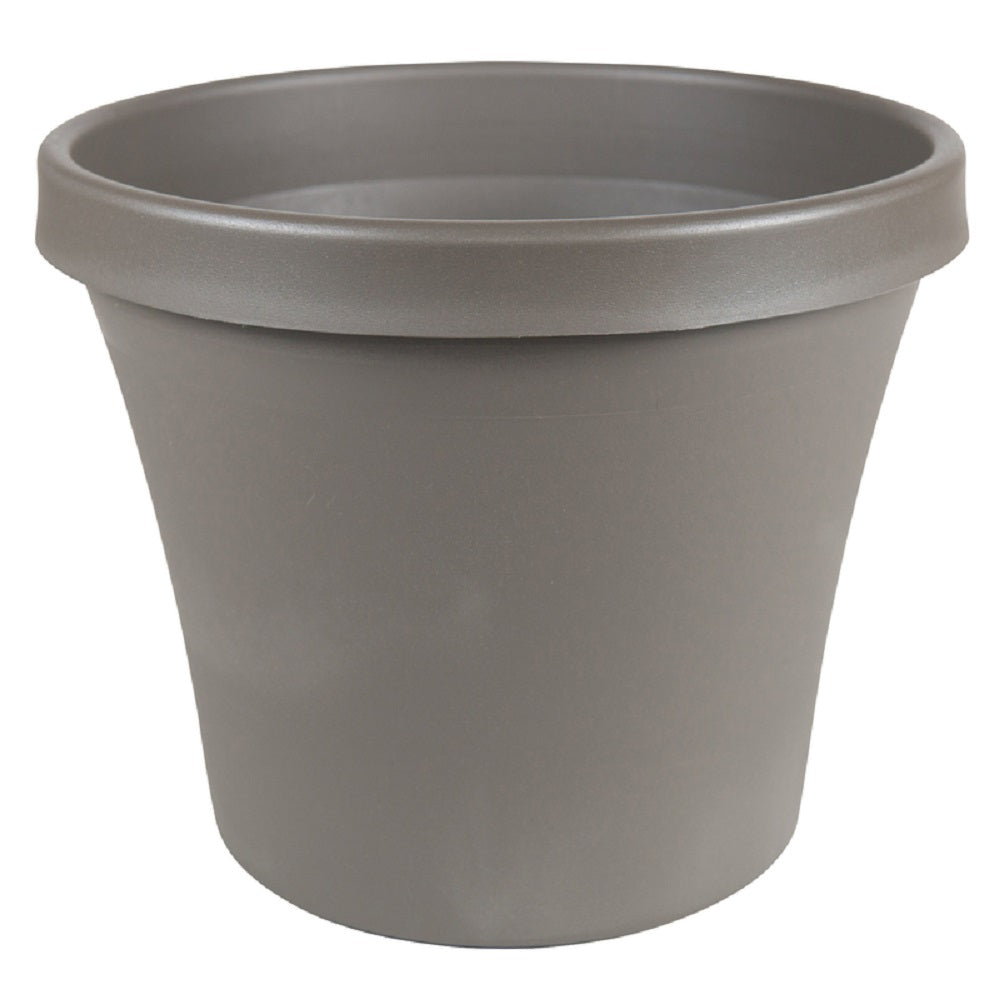 Bloem TR08908 TerraPot Planter, Resin, Charcoal, 8 inch