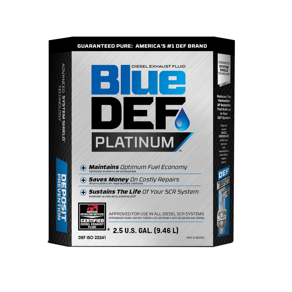 Blue Def DEG002 Platinum Diesel Fuel System Cleaner, 2.5 Gallon