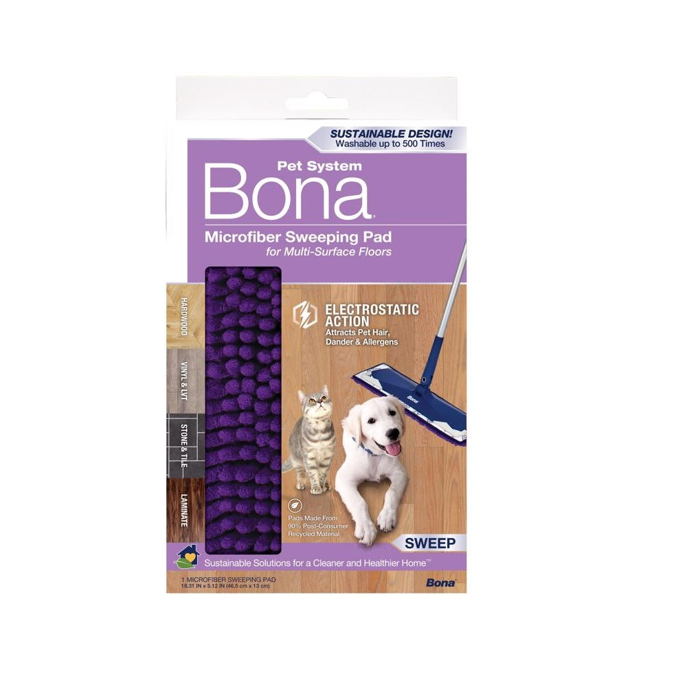 Bona AX0003628 Sweeping Pad, Purple