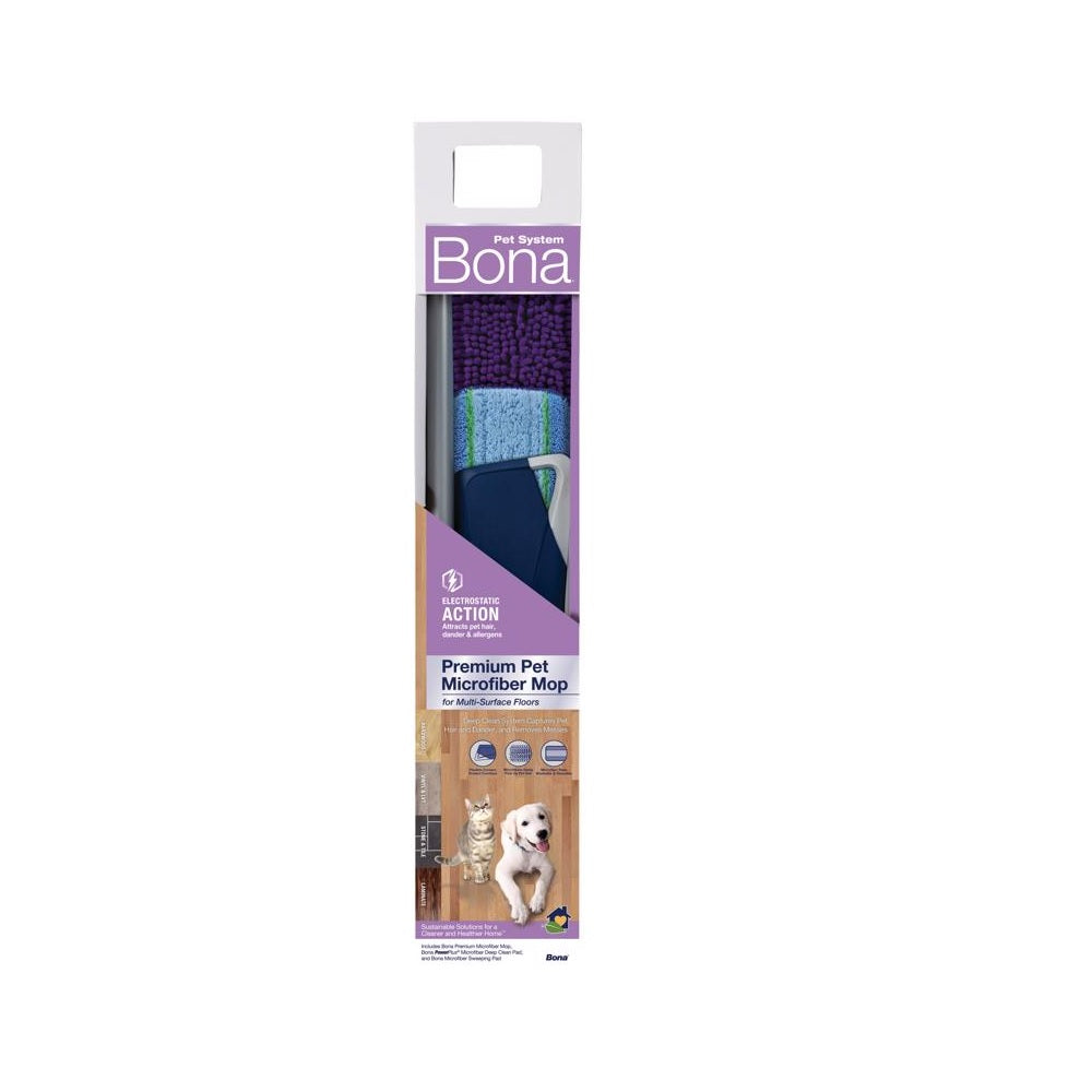 Bona WM710013614 Pet System Dry Floor Mop, Multicolored