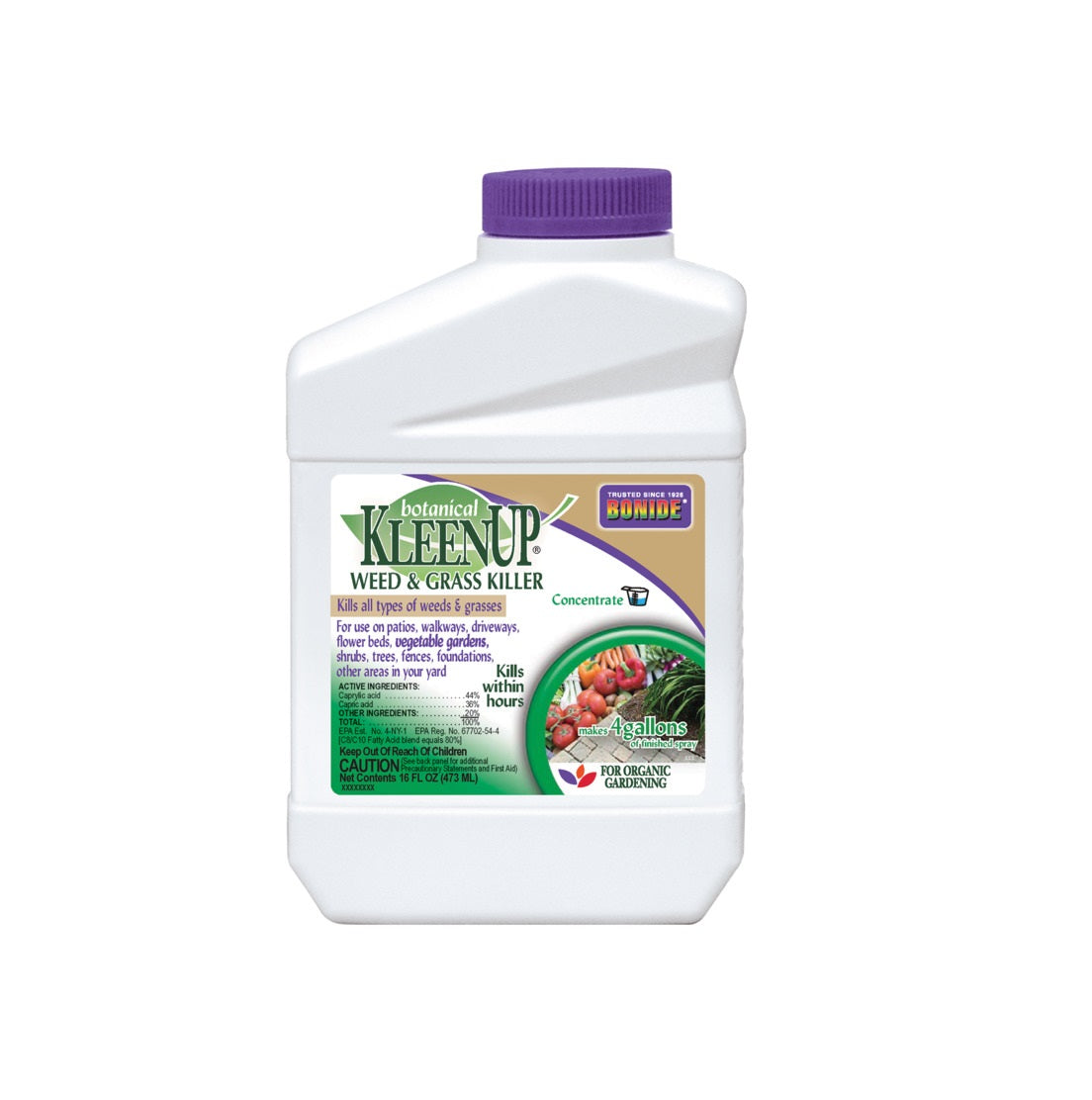 Bonide 7503 Botanical KleenUp Weed and Grass Killer, 1 Pint