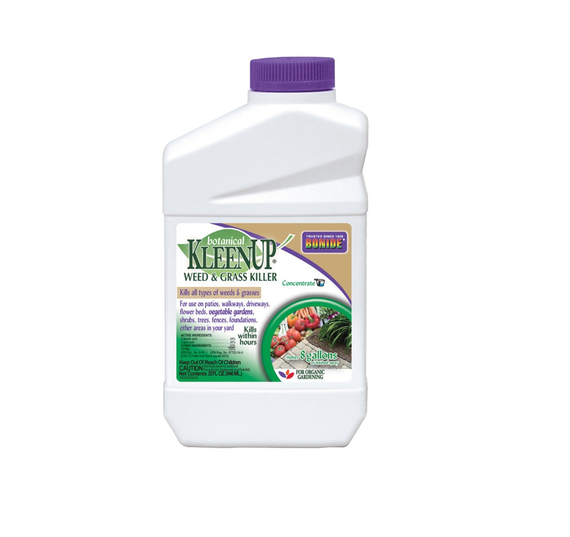 Bonide 7504 Botanical KleenUp Weed and Grass Killer, 1 Quart