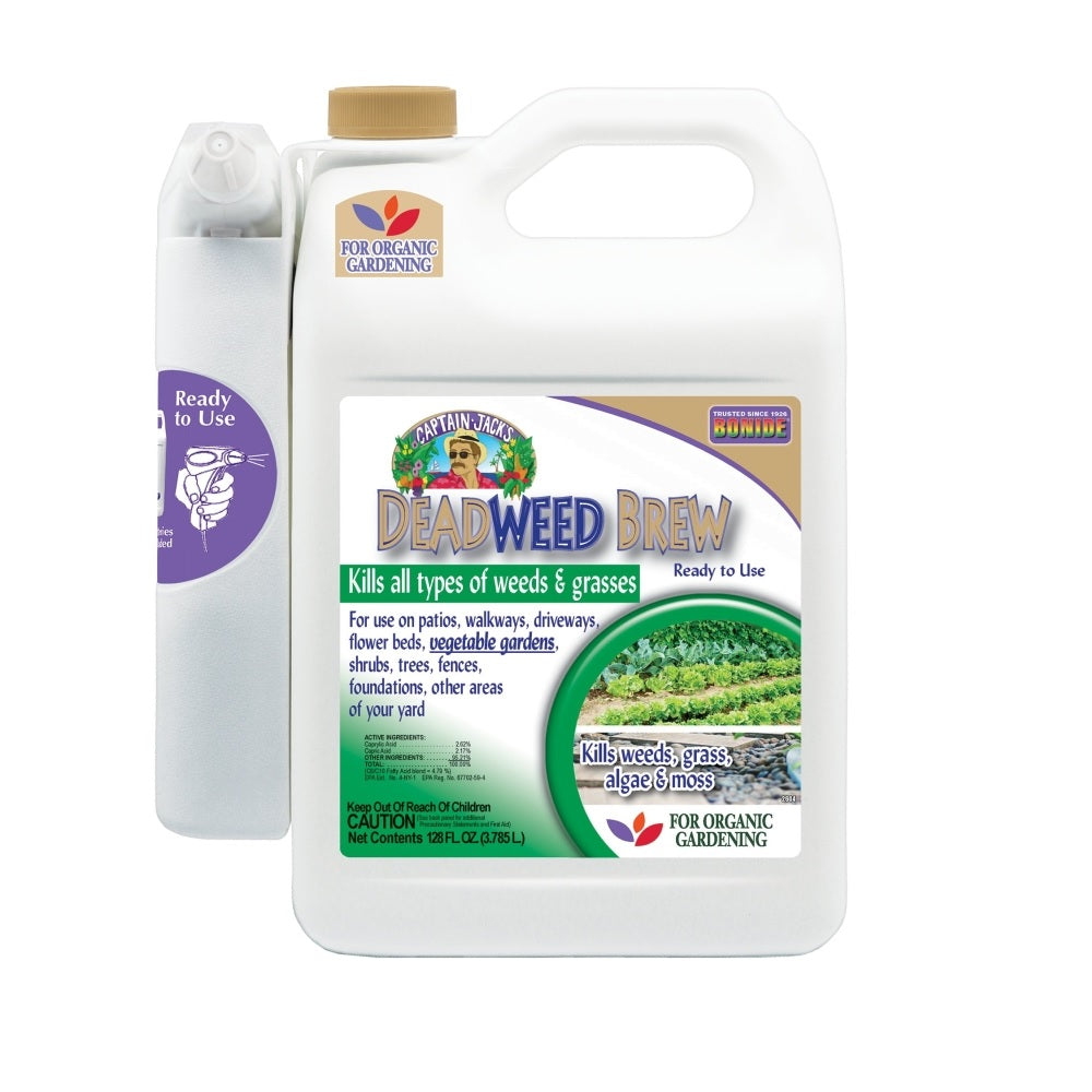 Bonide 2604 Captain Jack's Dead weed Brew with Weed & Grass Killer, 1 Gallon