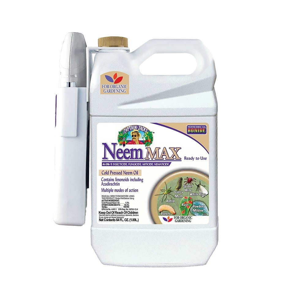 Bonide 2006 Captain Jack's RTU Neem Max Insecticide, 0.5 Gallon