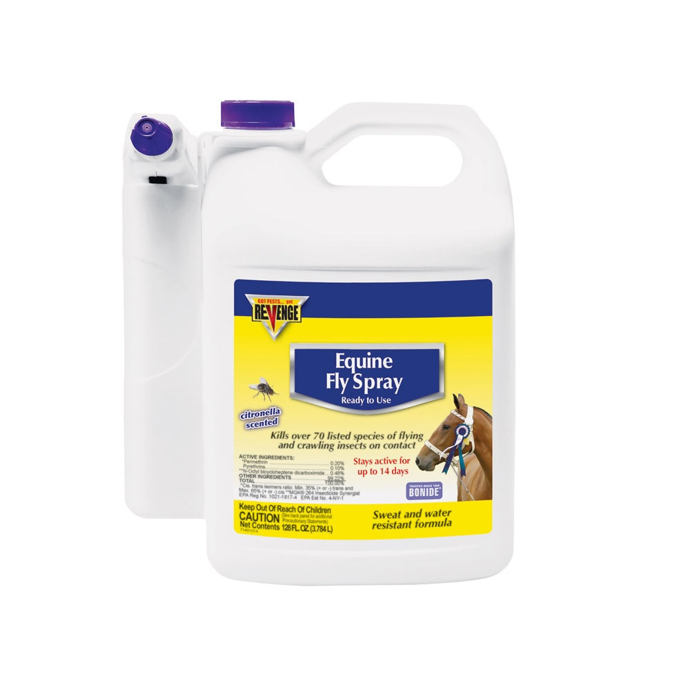 Bonide 46183 Revenge Equine Fly Spray, 128 Oz