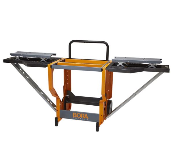 Bora PM-8000 Portamate Portable Miter Saw Station, Orange, 31 Inch x 29 Inch x 34 Inch