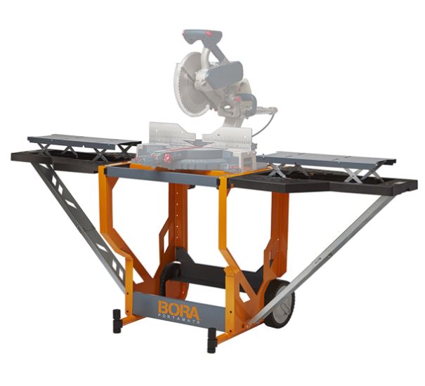 Bora PM-8000 Portamate Portable Miter Saw Station, Orange, 31 Inch x 29 Inch x 34 Inch