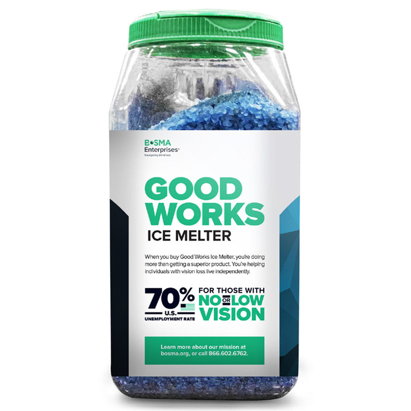 Bosma Enterprises 10-IMSJ10 Good Works Blended Ice Melt, 10 lb