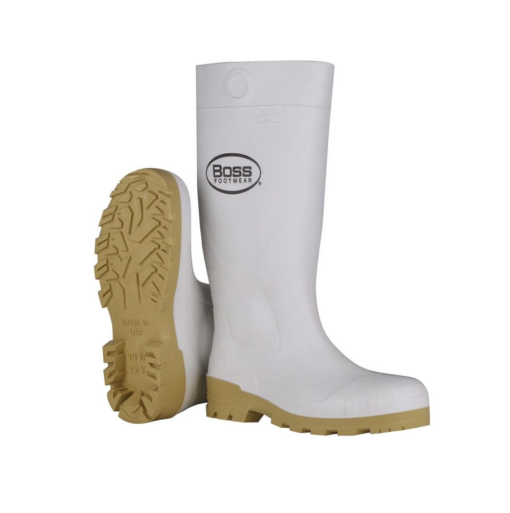 Boss B380-9005/7 Unisex Boots, PVC, White, 7 US