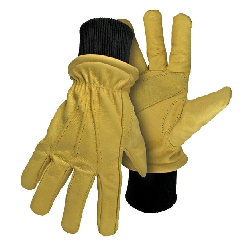 Boss 4190L Driver Gloves, Keystone Thumb, Cow Leather