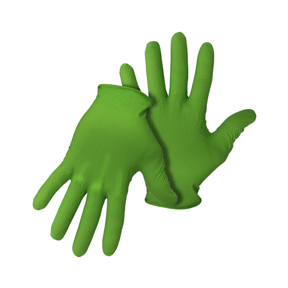 Boss 1UH0066NM Disposable Glove, Green, Medium