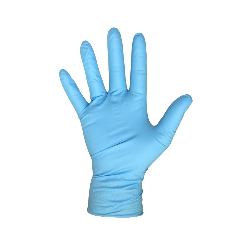 Boss 1UH0001S Disposable Nitrile Glove, Blue, Small