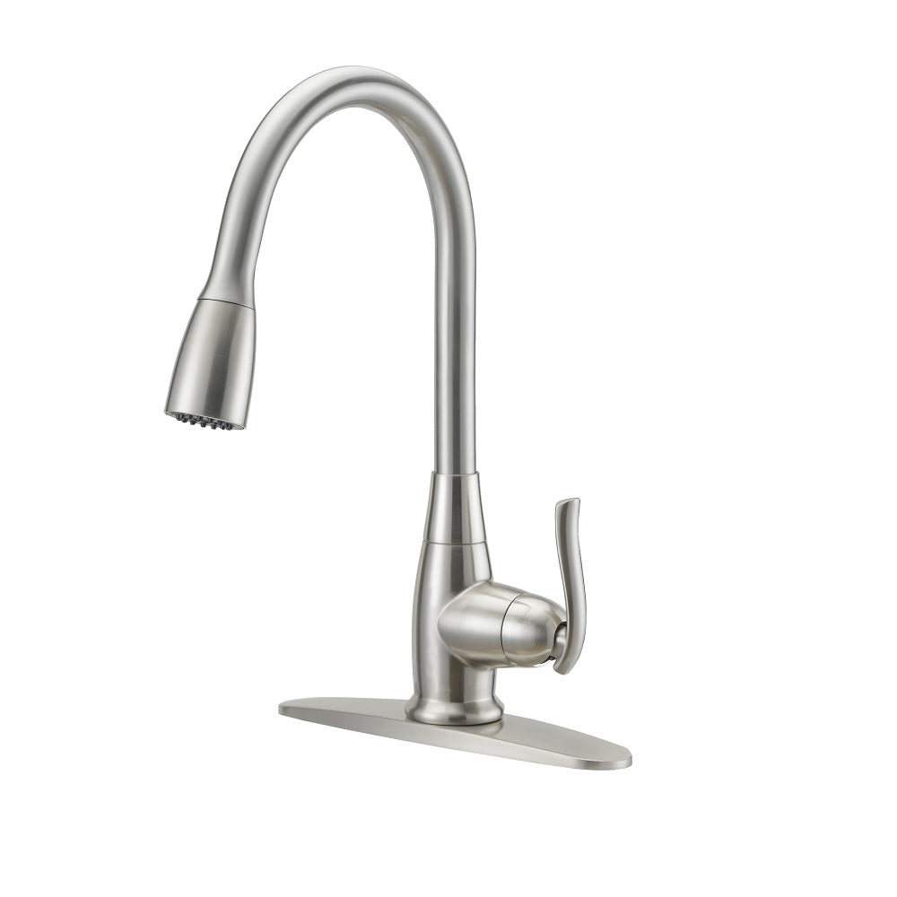 Boston Harbor FP4A0000NP Pull-Down Kitchen Faucet, Stainless Steel