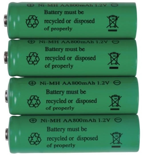 Boston Harbor 16504 Fusion Rechargeable Batteries, 800 mAh AA Battery